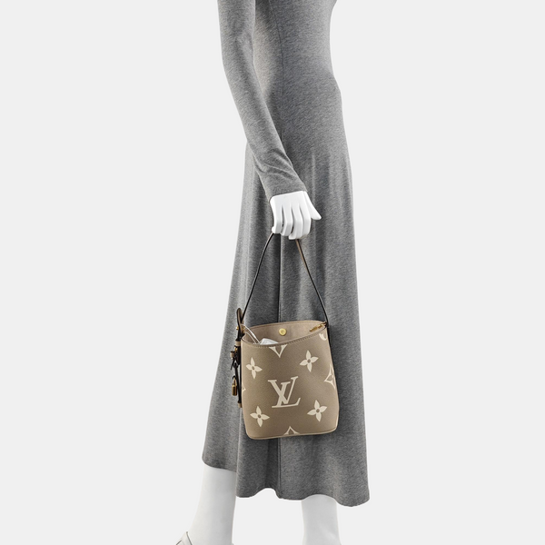 ALL IN BB Monogram Calfskin Gray