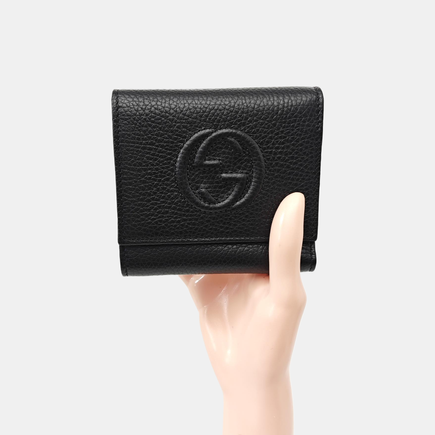 Soho Calfskin Black Wallet