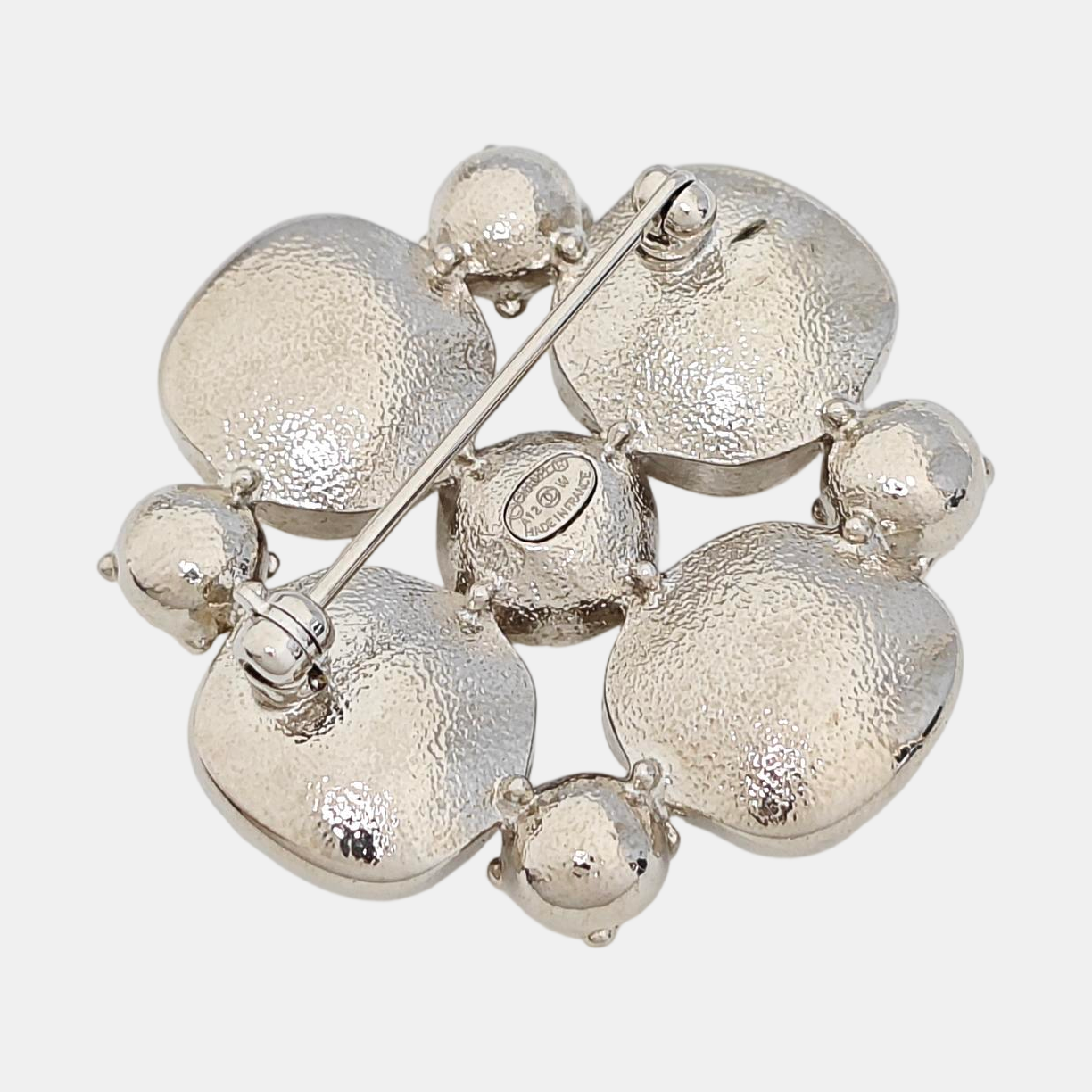 Metal Silver Brooch