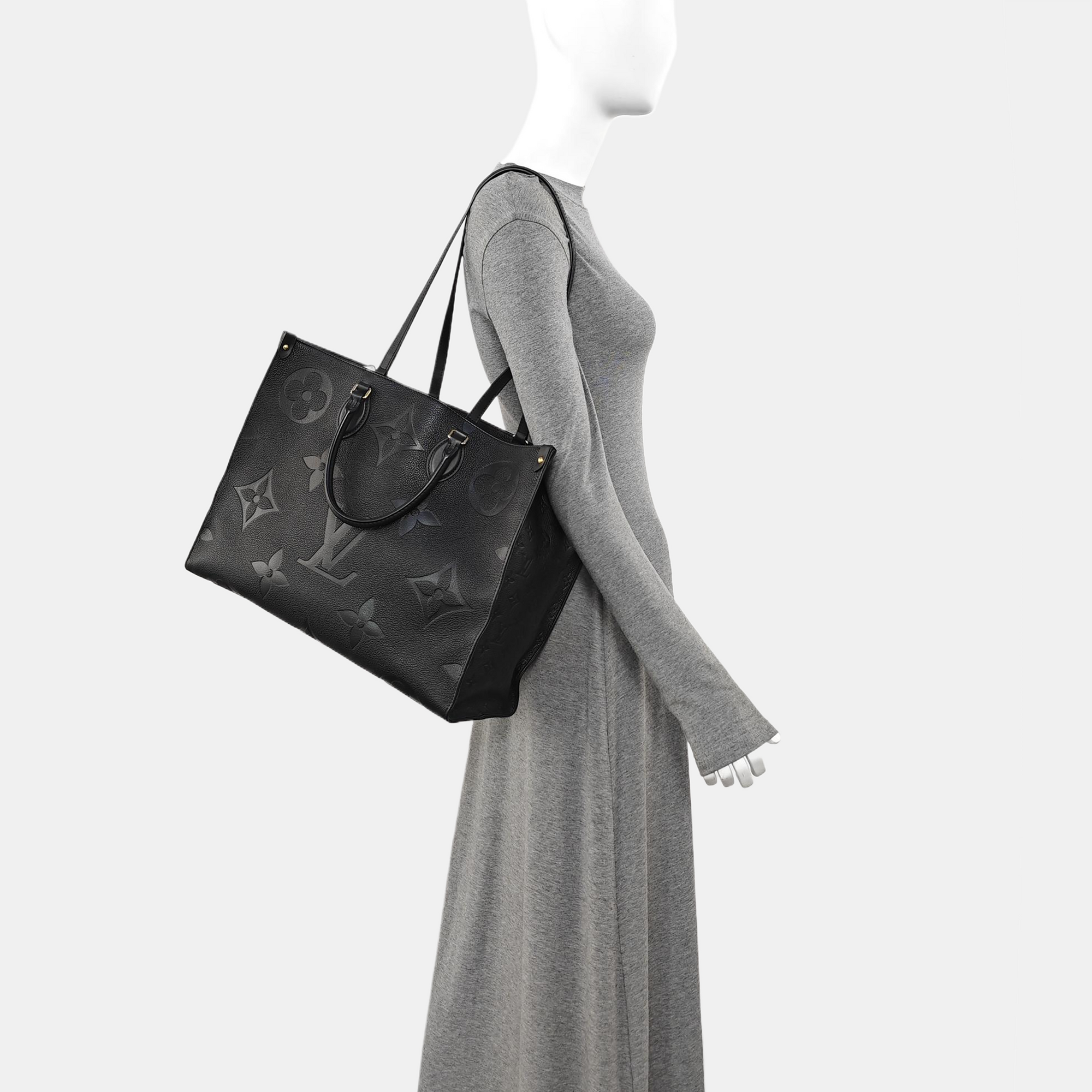 ONTHEGO GM Monogram Calfskin Black