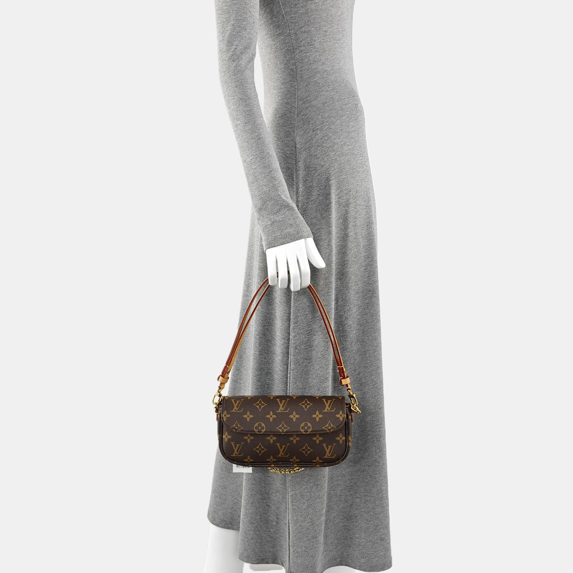 IVY Monogram Coated Canvas Brown