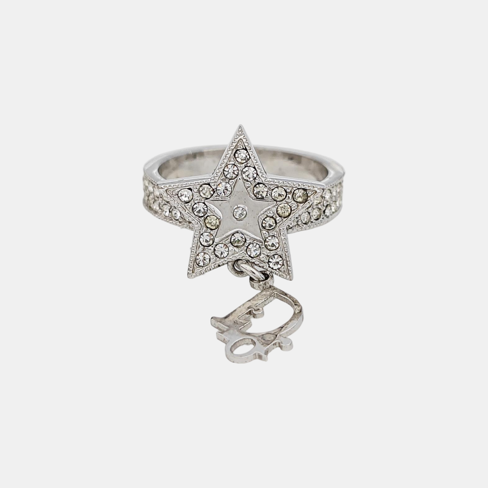 Metal Silver Ring EU 49
