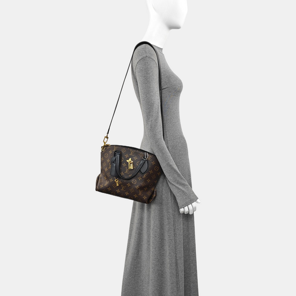 FLOWER PM Monogram Coated Canvas Brown