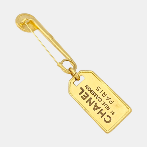 Metal Gold Brooch