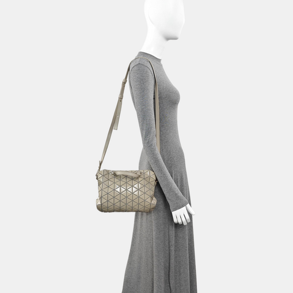 Special Material Shoulder Bag Beige