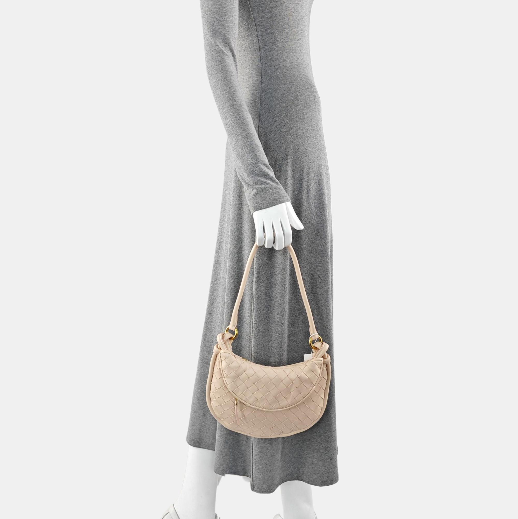 Intrecciato Lambskin Pink