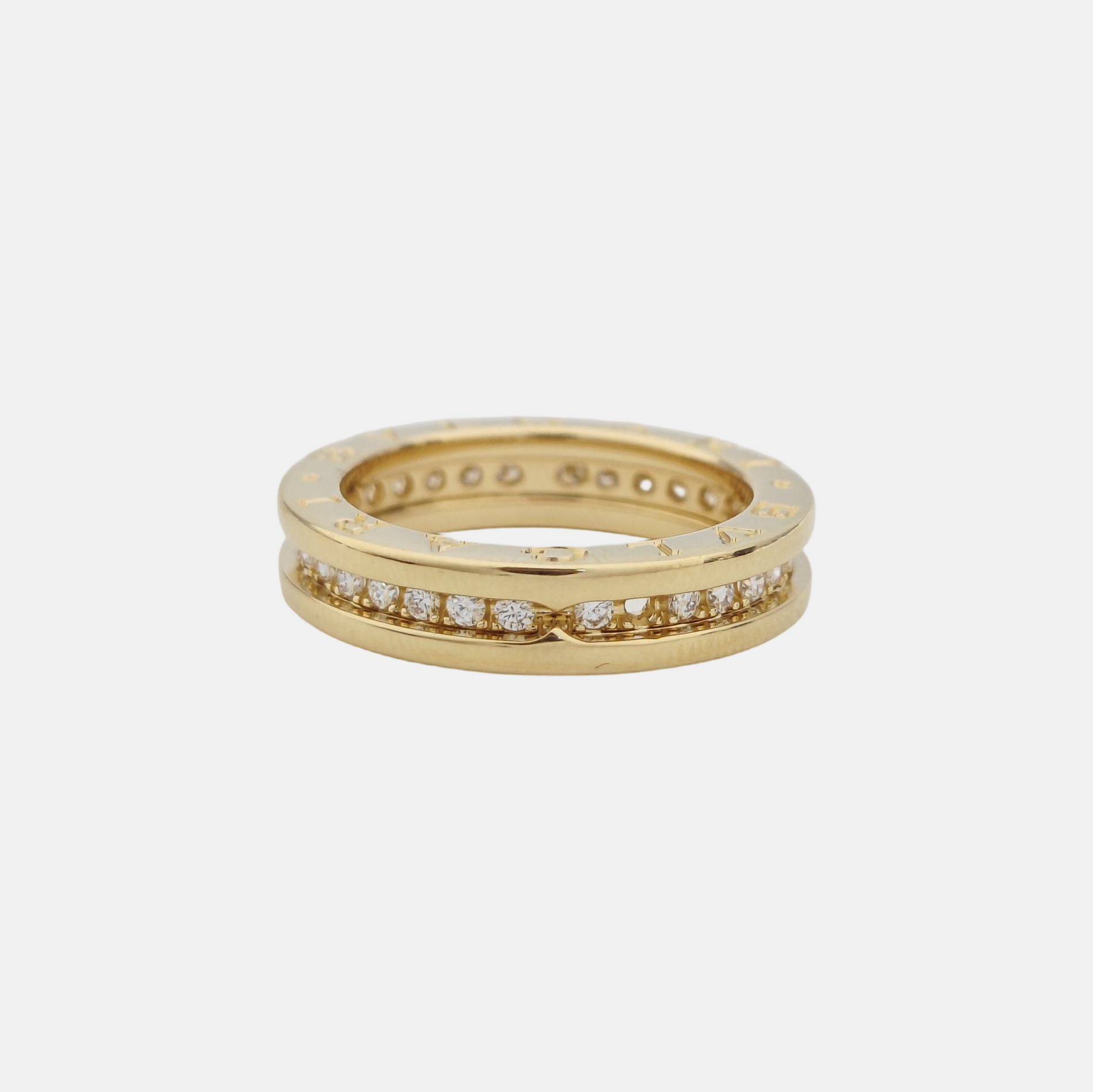 B.ZERO1 Diamond Gold Ring EU 53