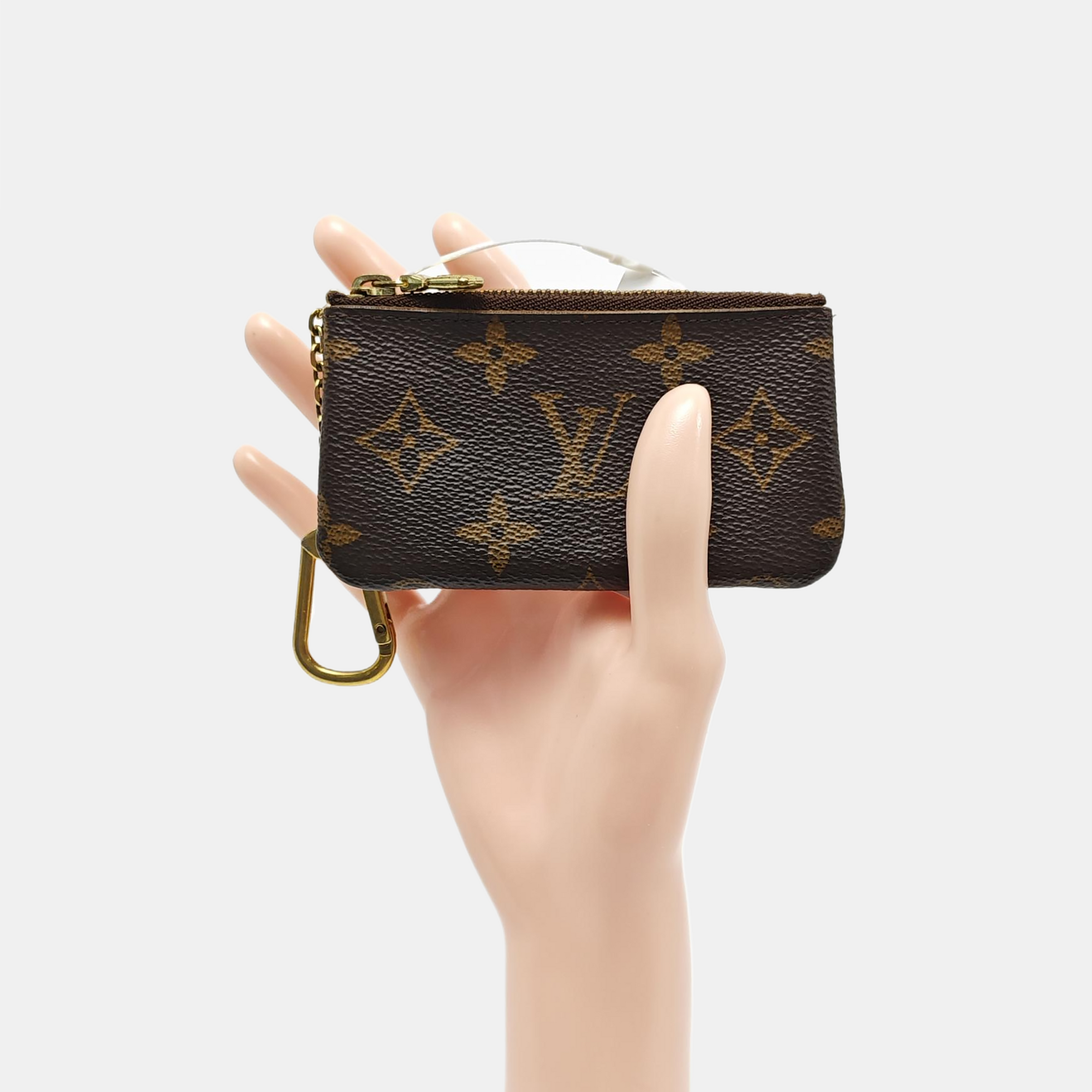 Monogram Coated Canvas Coin Purse Brown