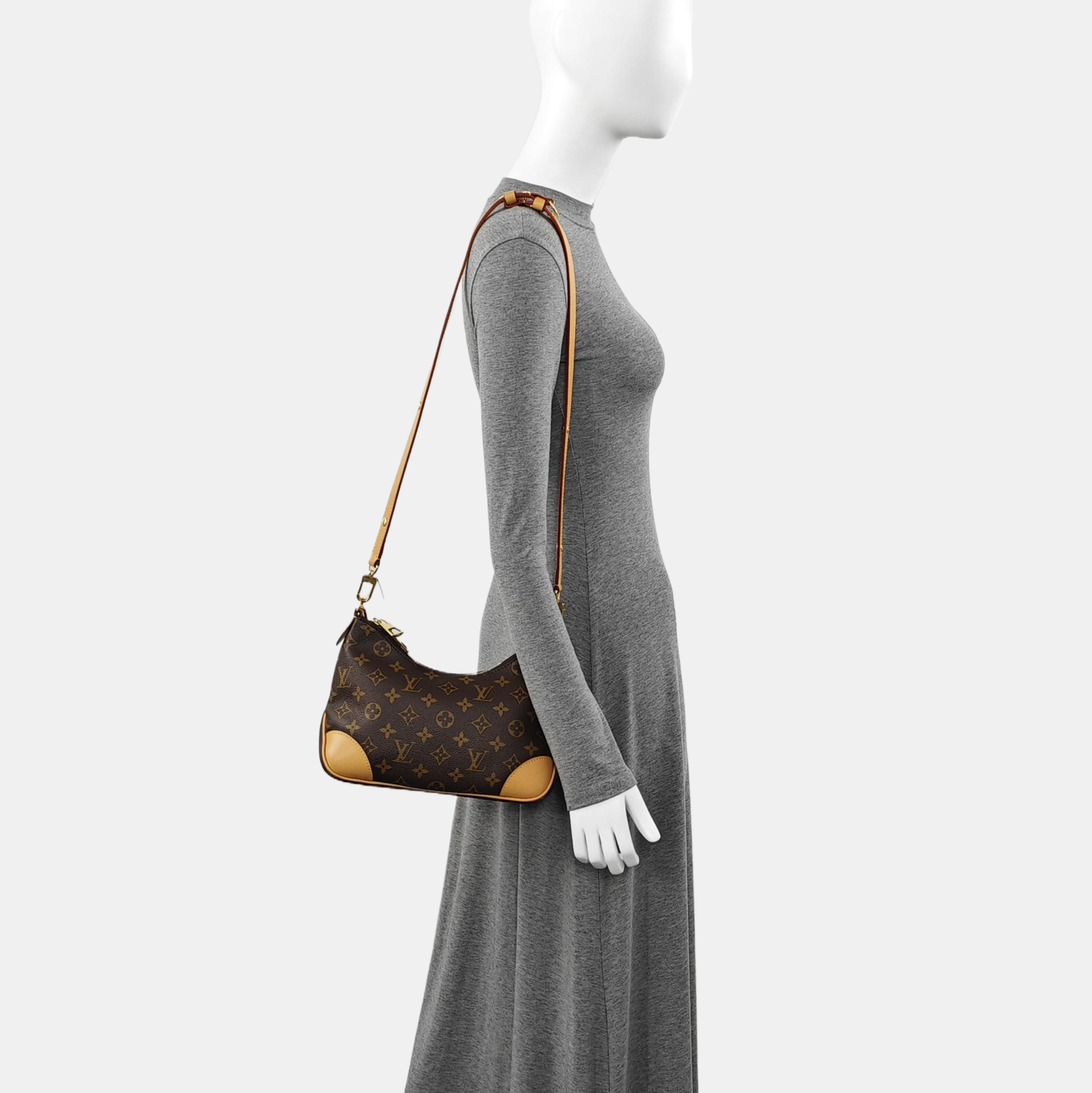 BOULOGNE Monogram Coated Canvas Brown