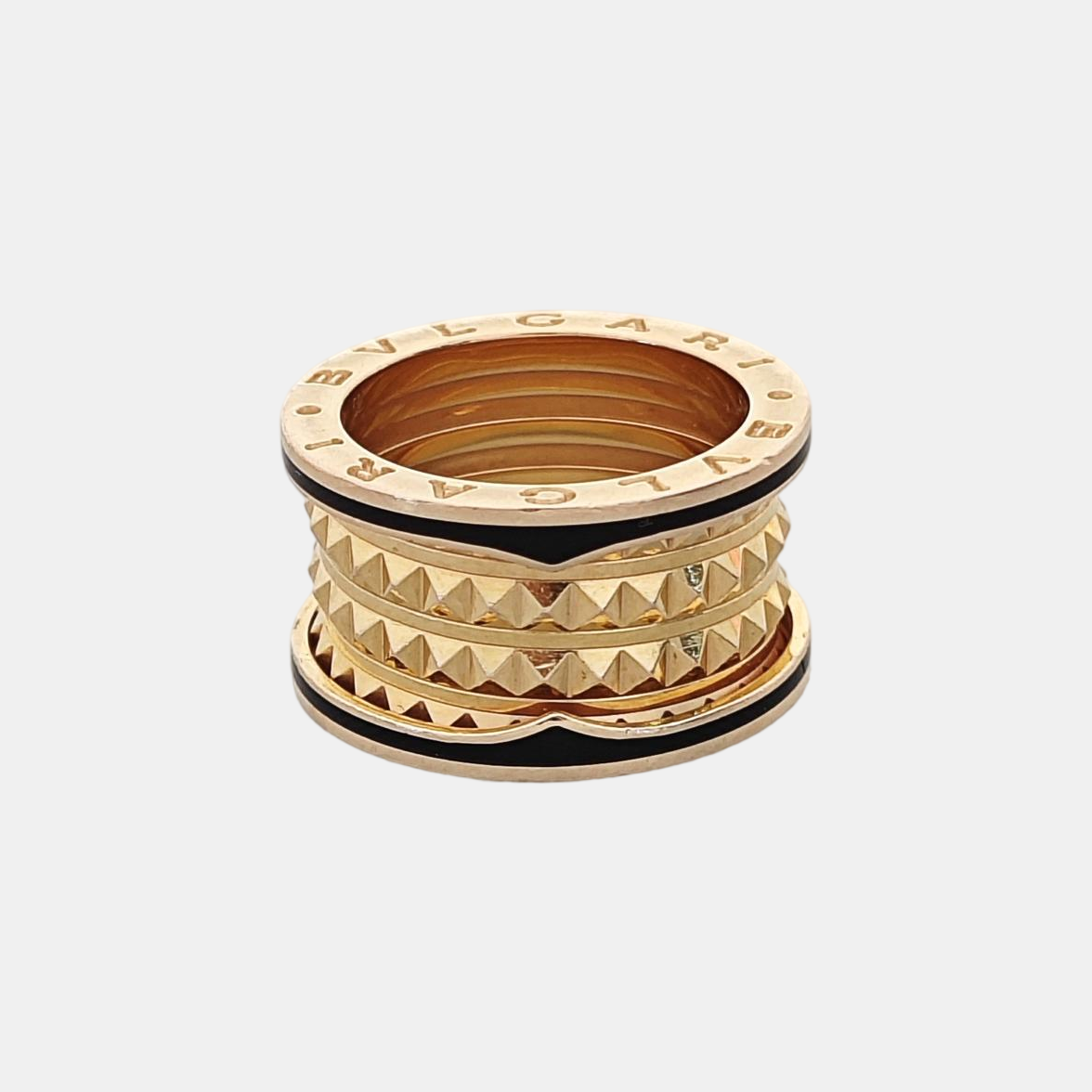 B.ZERO1 18k Rose Gold Ring EU 52