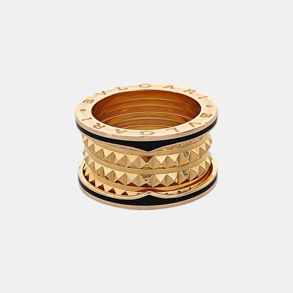 B.ZERO1 18k Rose Gold Ring EU 52