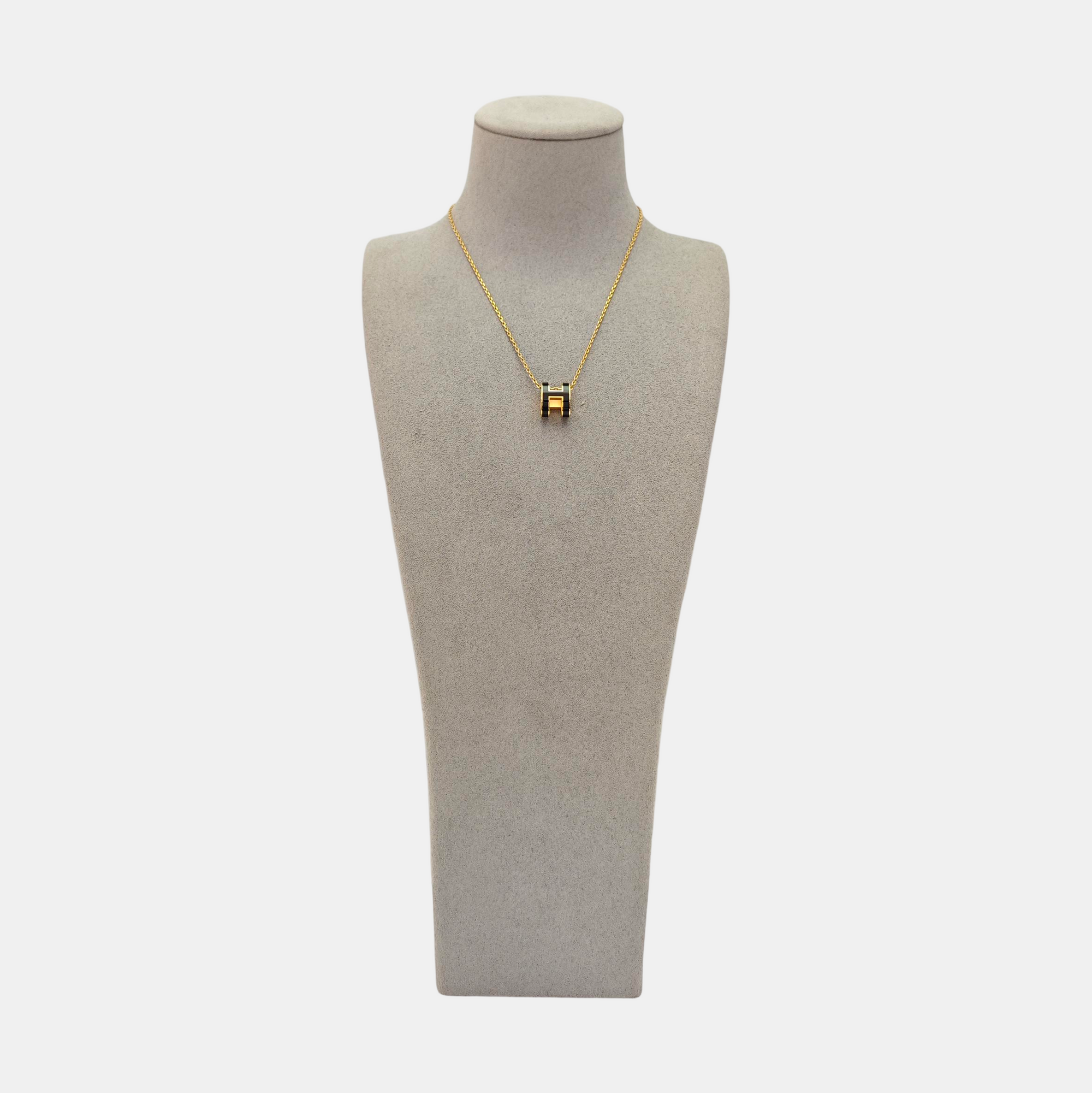 Pop H Metal Rose Gold Necklace