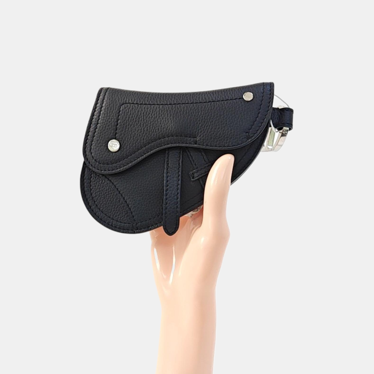 Saddle Mini Calfskin Blue