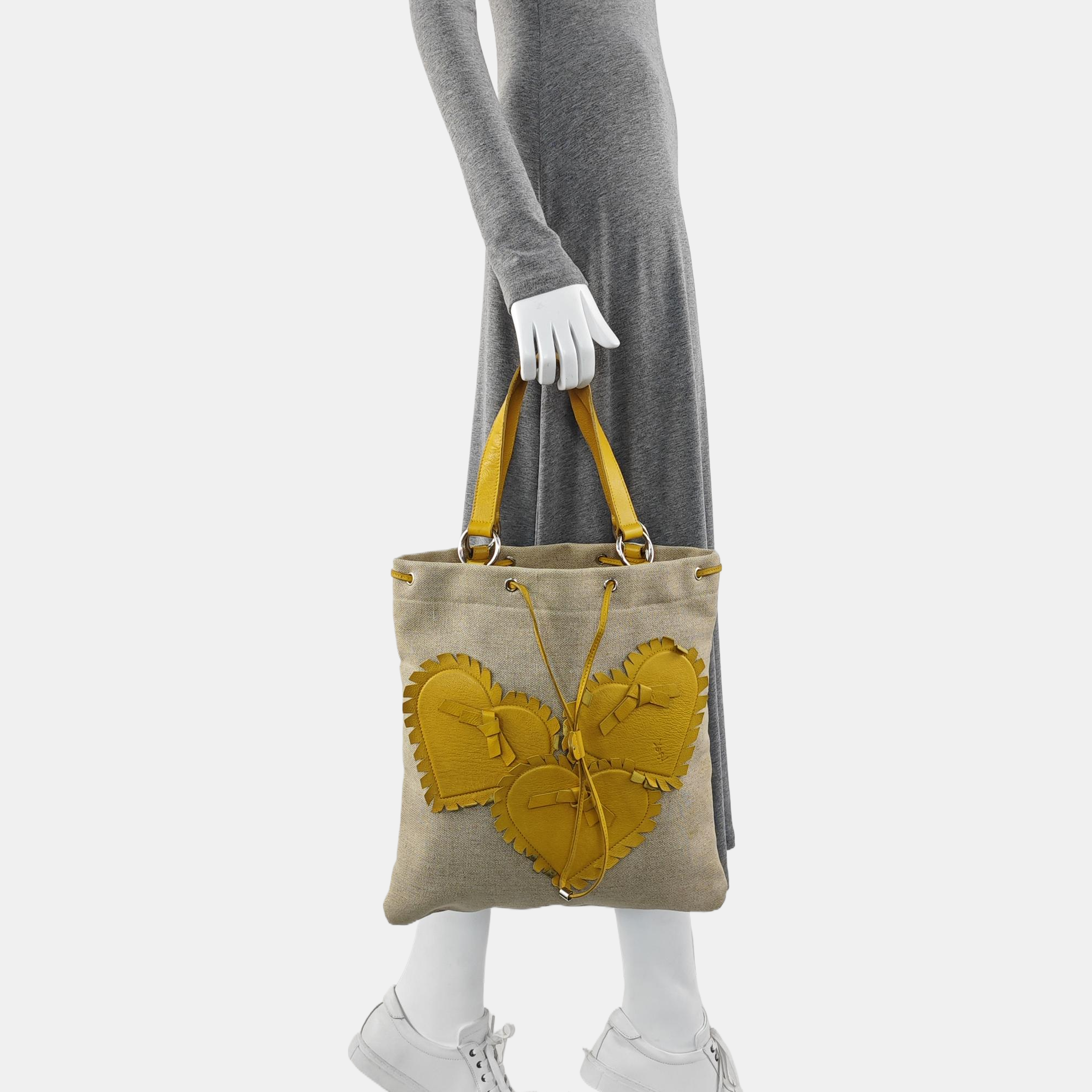 Canvas Tote Bag Beige