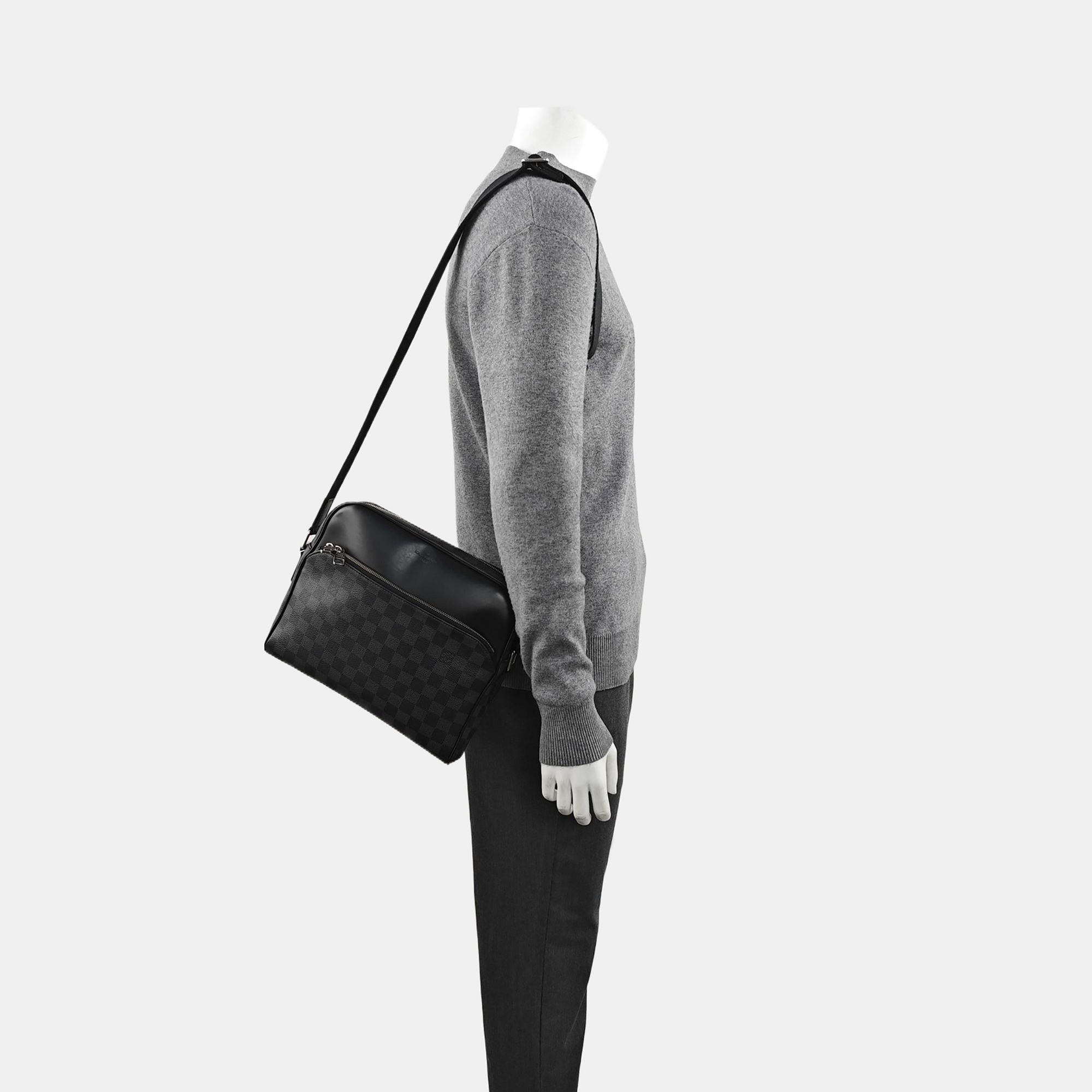 DAYTON PM Damier Graphite Coated Canvas Gray