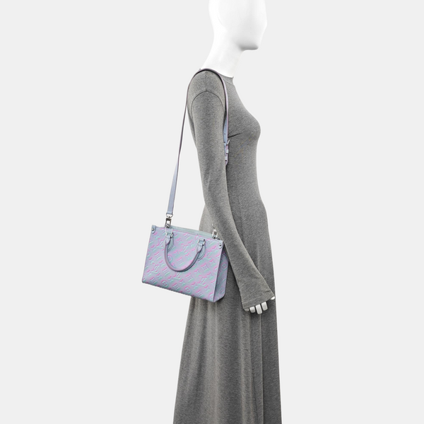 ONTHEGO PM Monogram Calfskin Blue