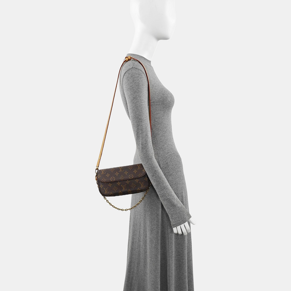 IVY Monogram Coated Canvas Brown