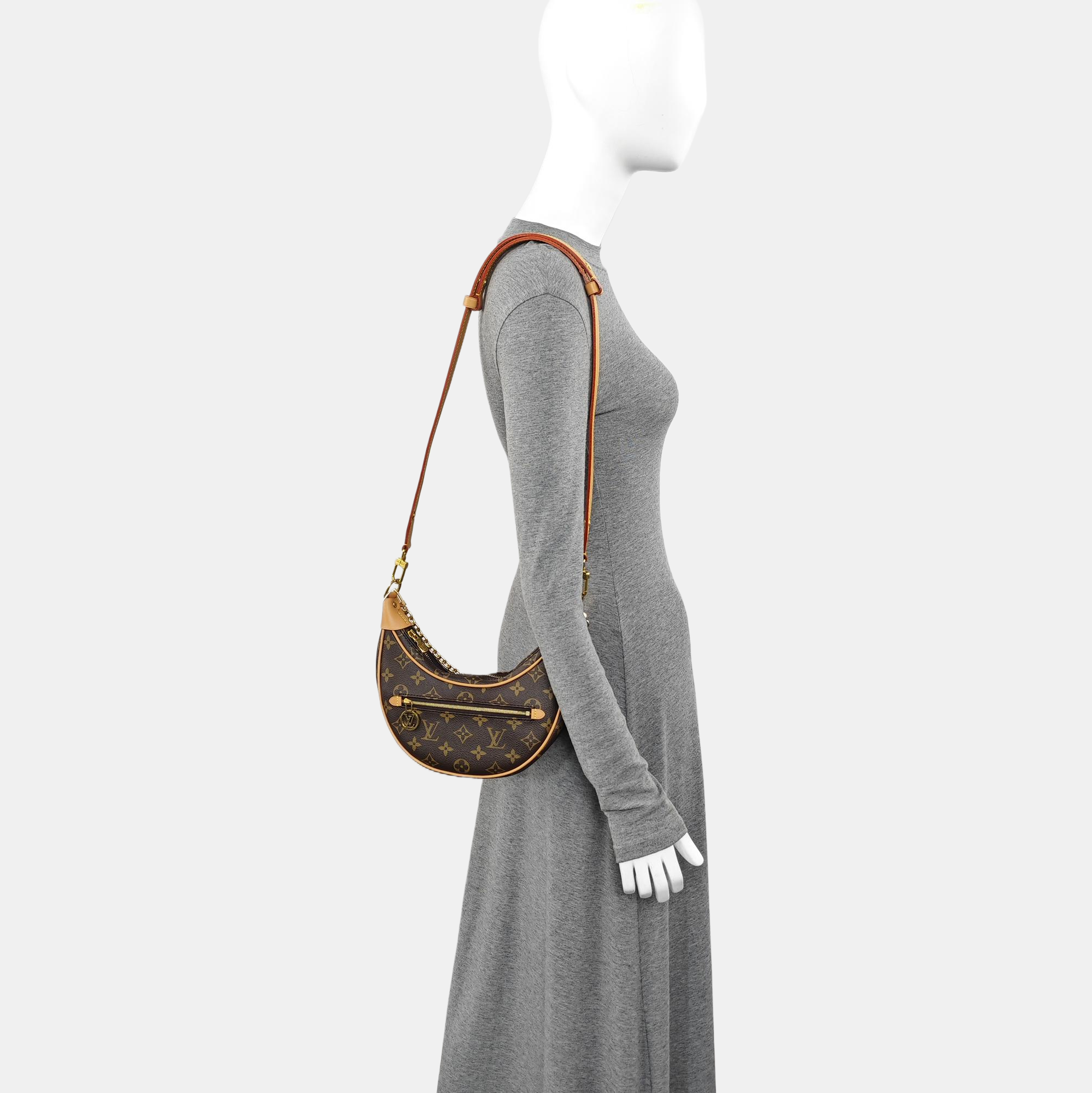 LOOP Monogram Coated Canvas Brown