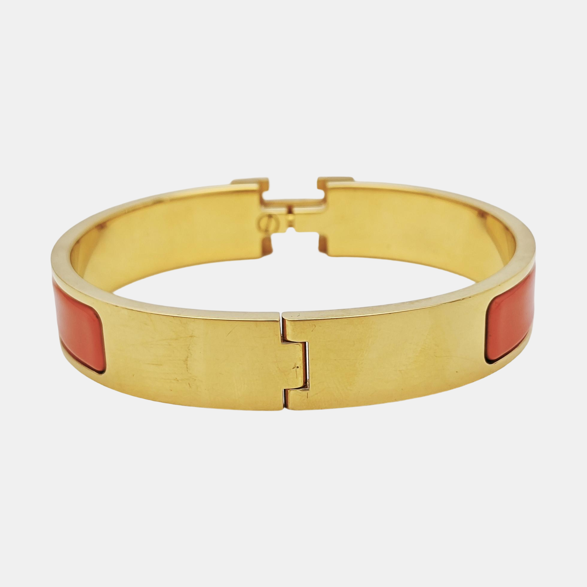 Clic H Metal Gold Bangle