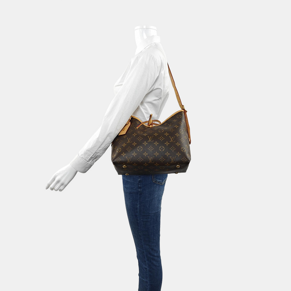 CARRYALL PM Monogram Coated Canvas Brown