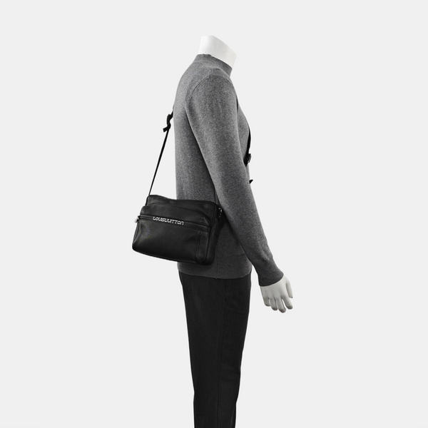 Calfskin Shoulder Bag Black