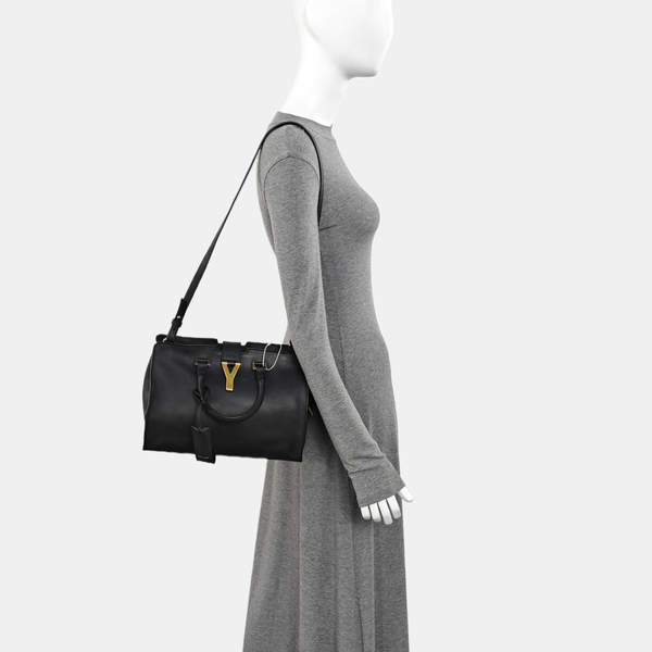 CHYC Y LIGNE Small Calfskin Black