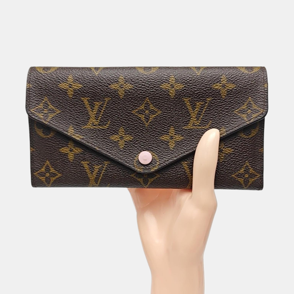 JOSÉPHINE Monogram Coated Canvas Brown Wallet