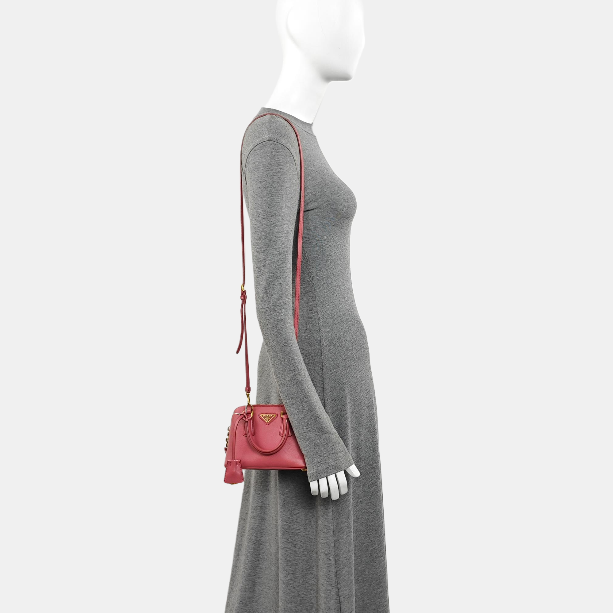 Promenade Mini Calfskin Red