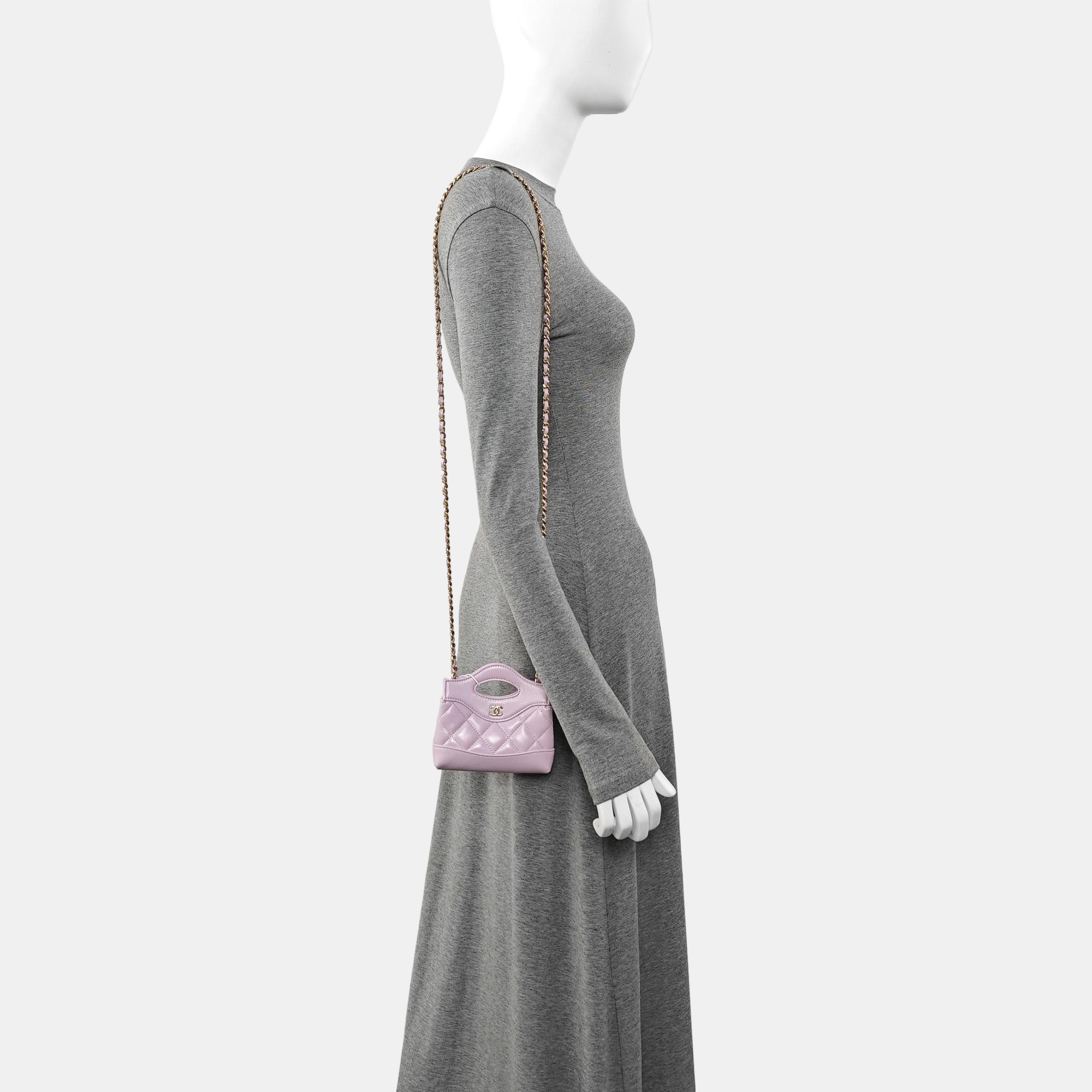 CHANEL 31 Quilted Lambskin Purple