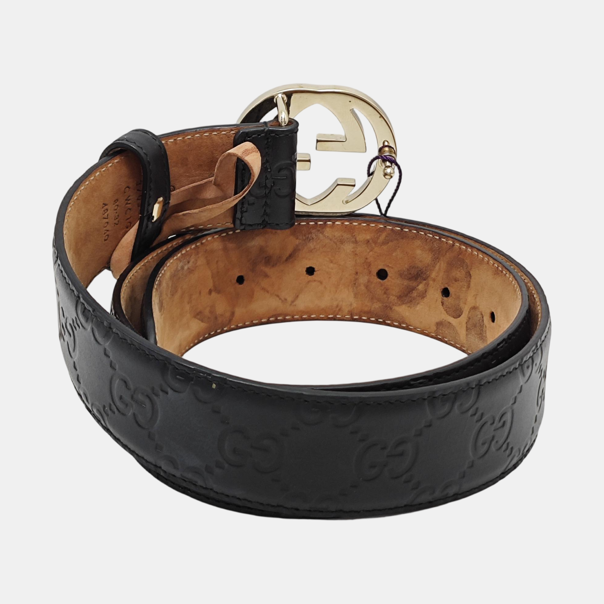 Leather Belt Black
