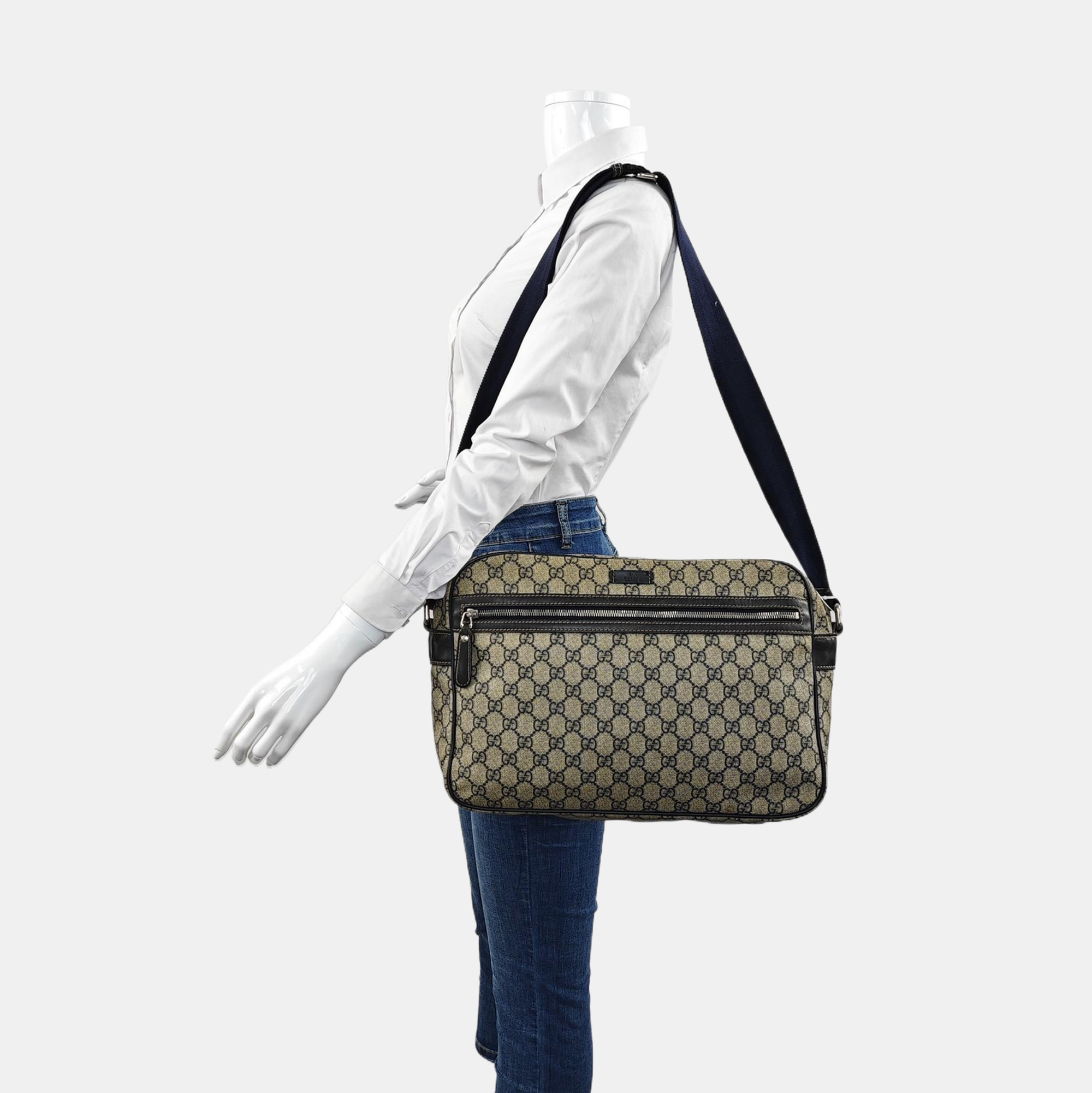 Monogram Coated Canvas Beige