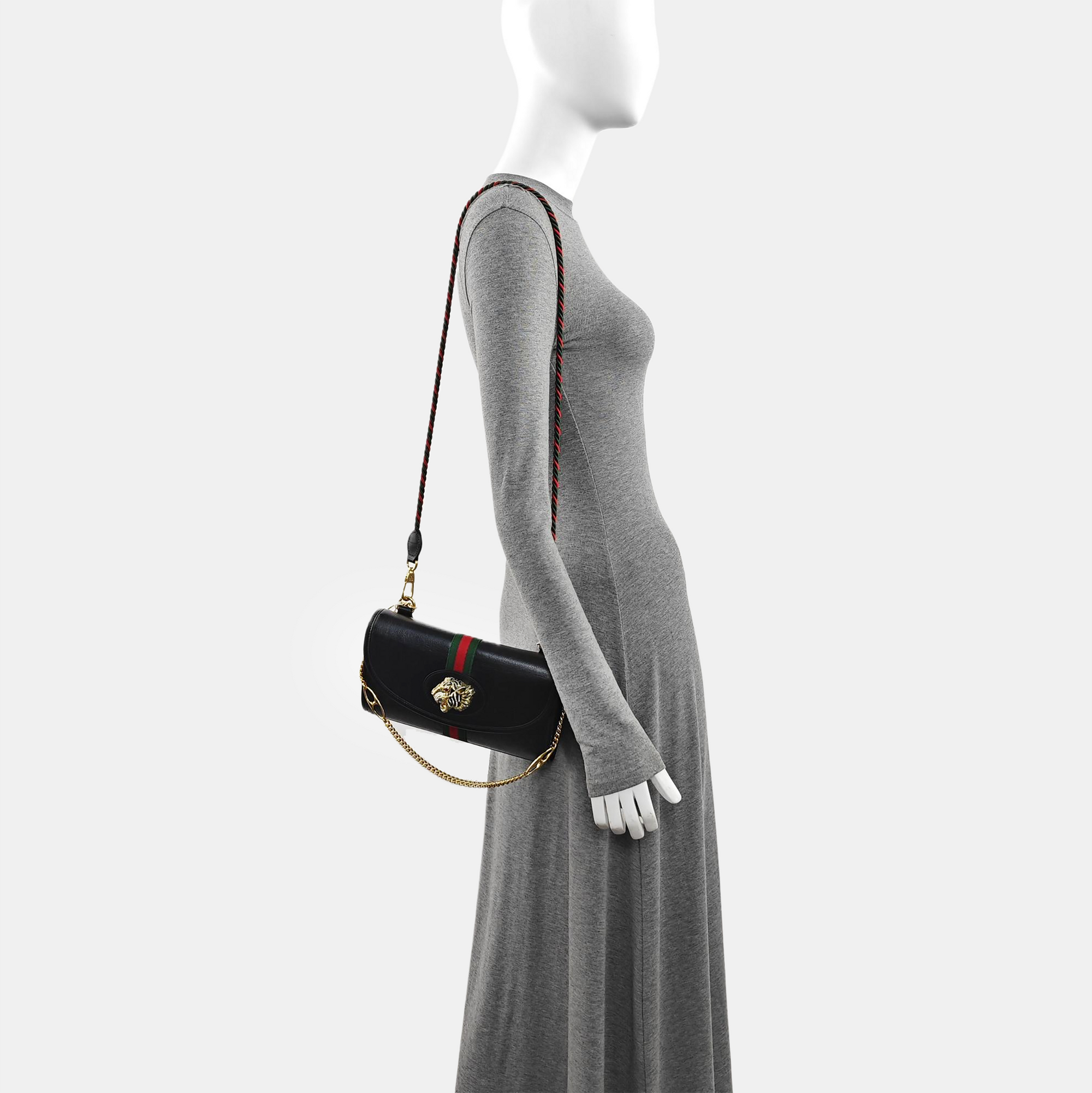 Rajah Small Calfskin Black