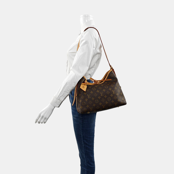 CARRYALL PM Monogram Coated Canvas Brown