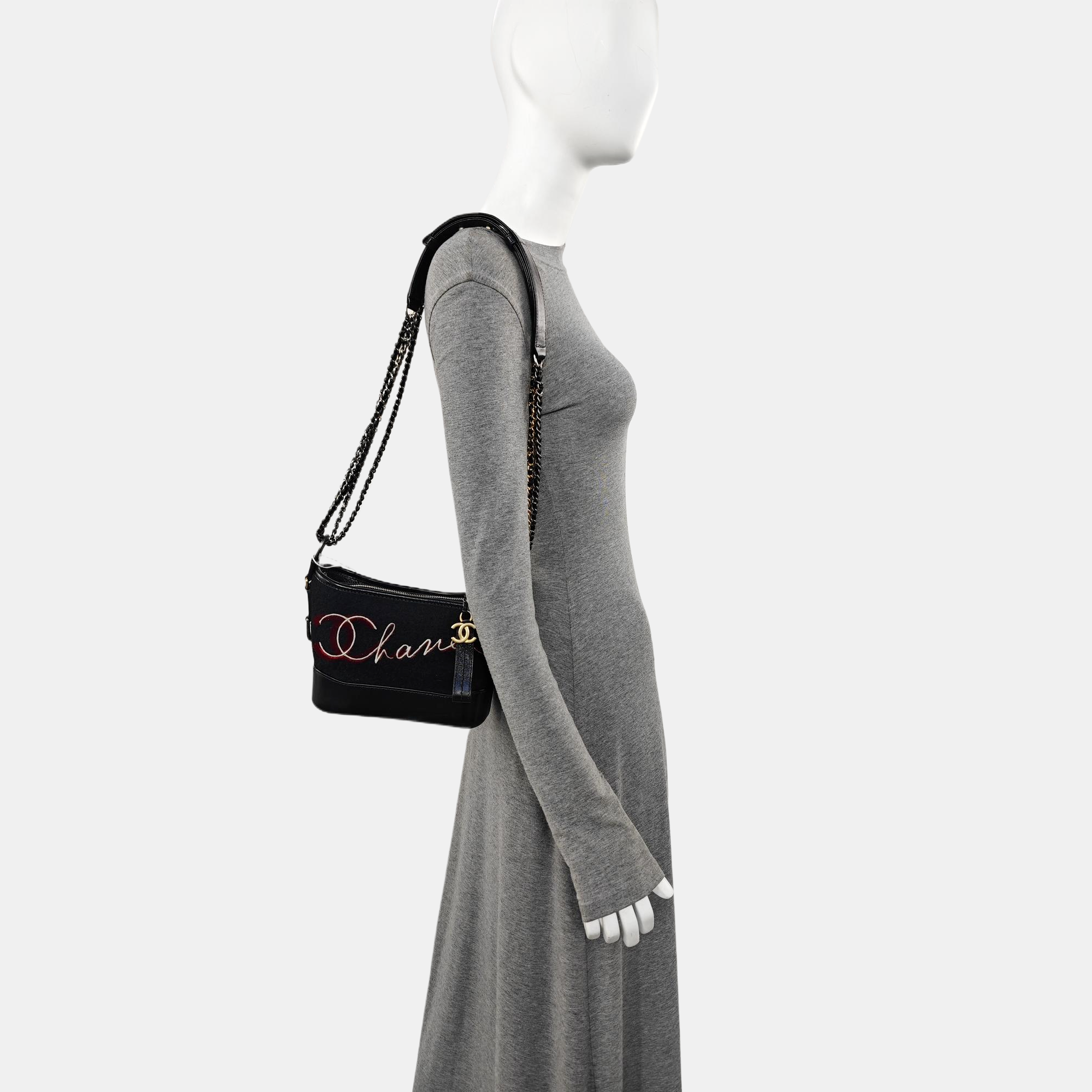 GABRIELLE Small Wool Black