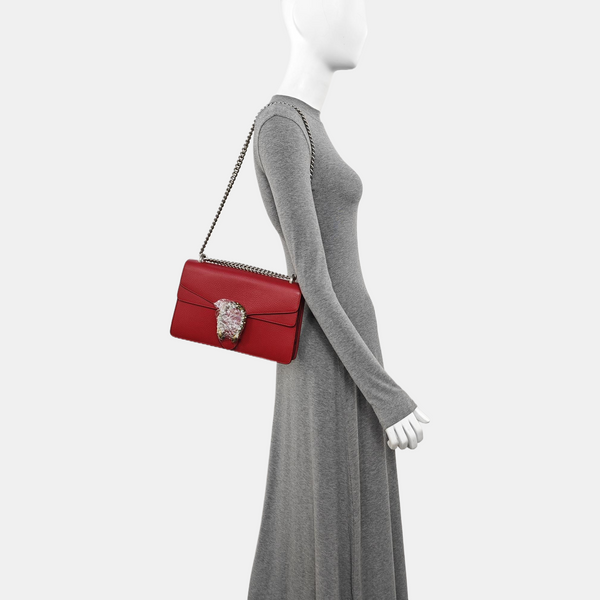 Dionysus Medium Calfskin Red