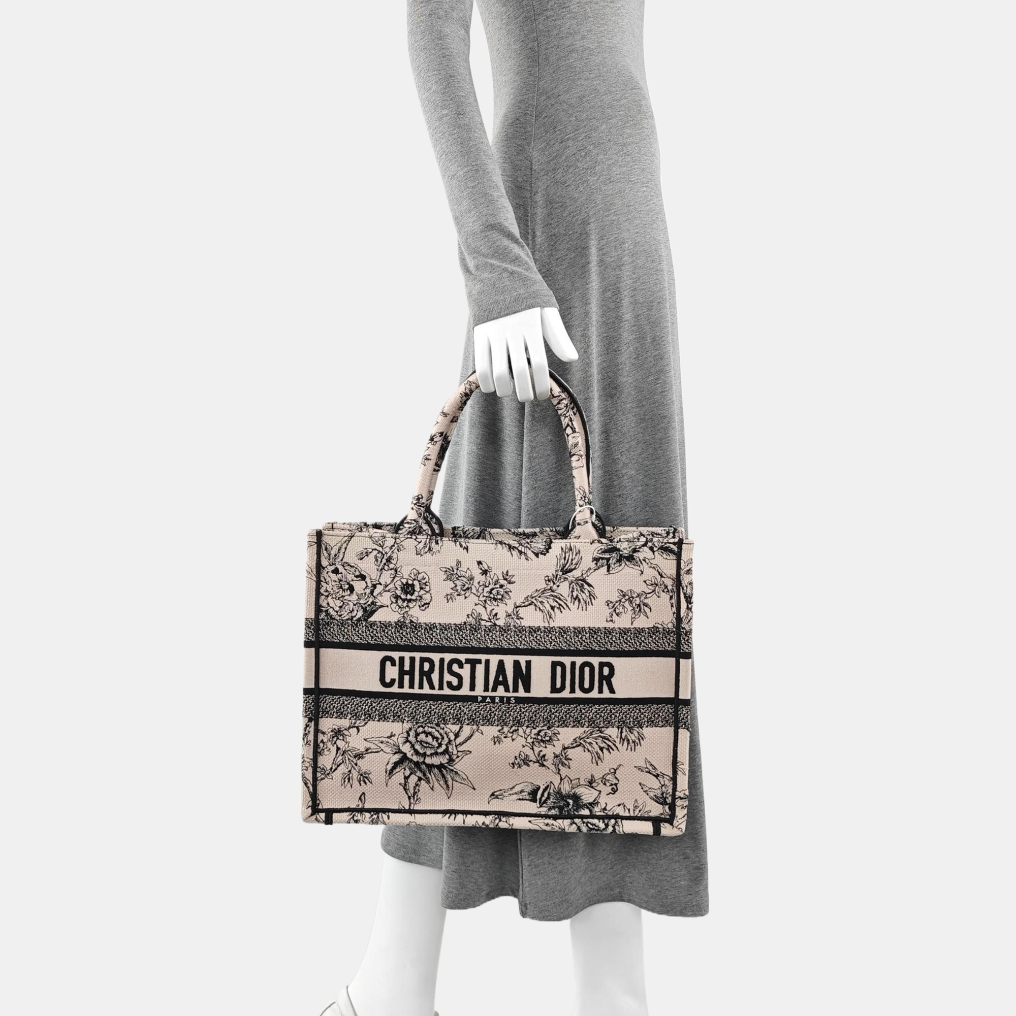 Book Tote Medium Canvas Pink