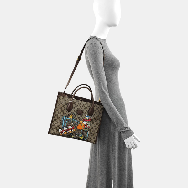 Disney X Gucci Monogram Coated Canvas Beige