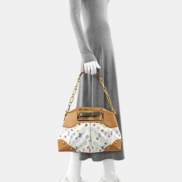 LV × TM JUDY MM Monogram Coated Canvas White