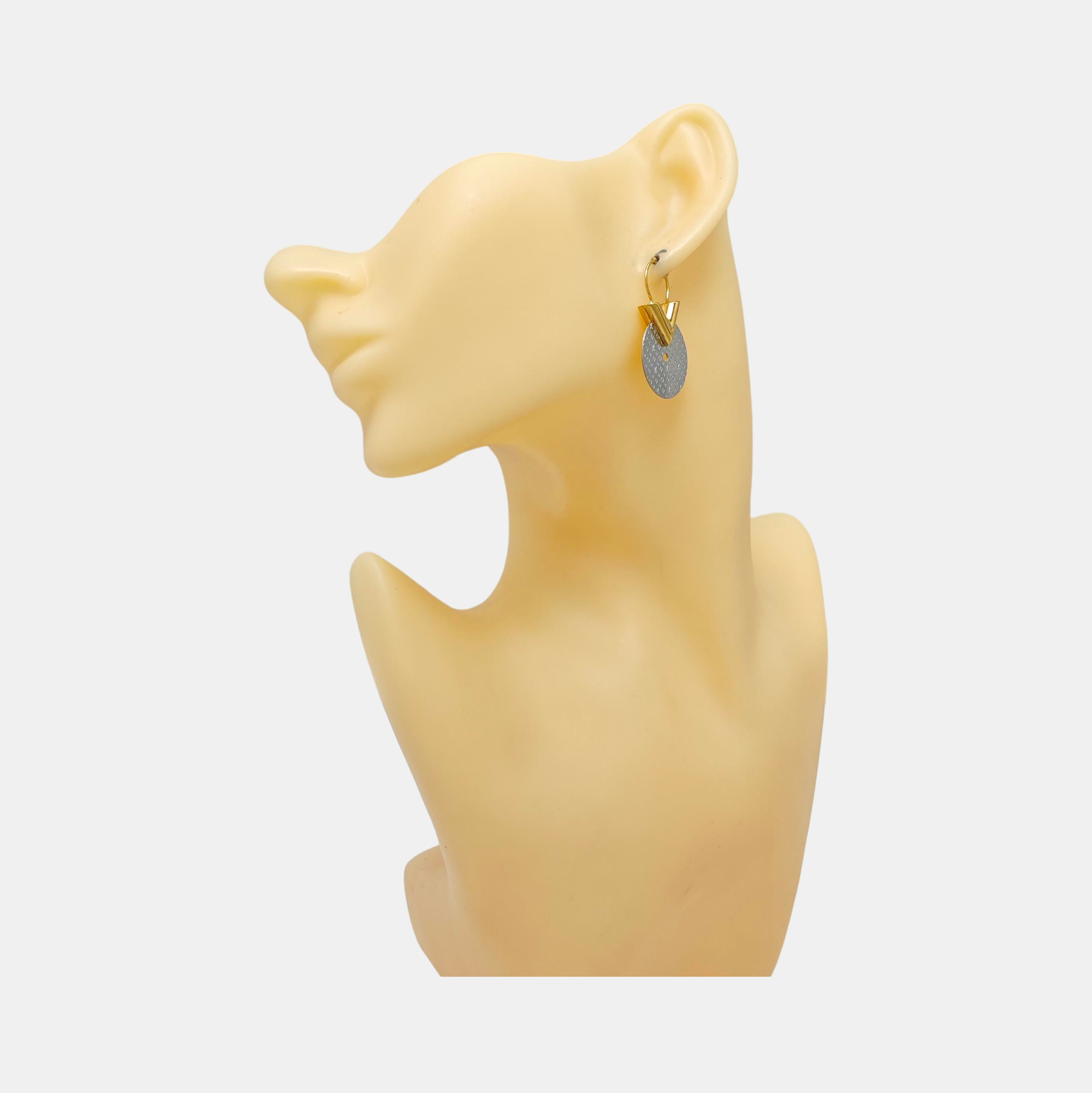 Metal Gold Stud Earrings