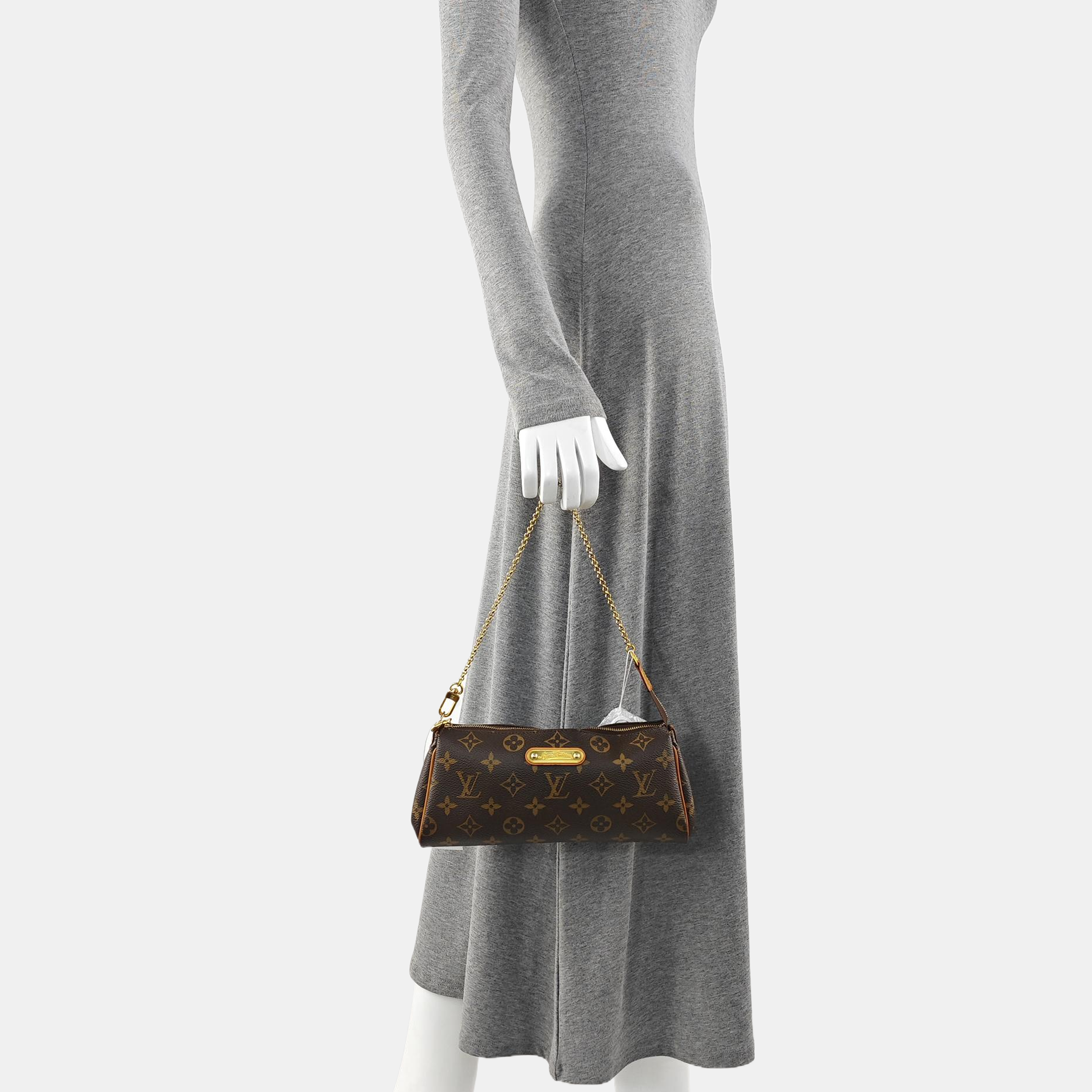 EVA Monogram Coated Canvas Brown