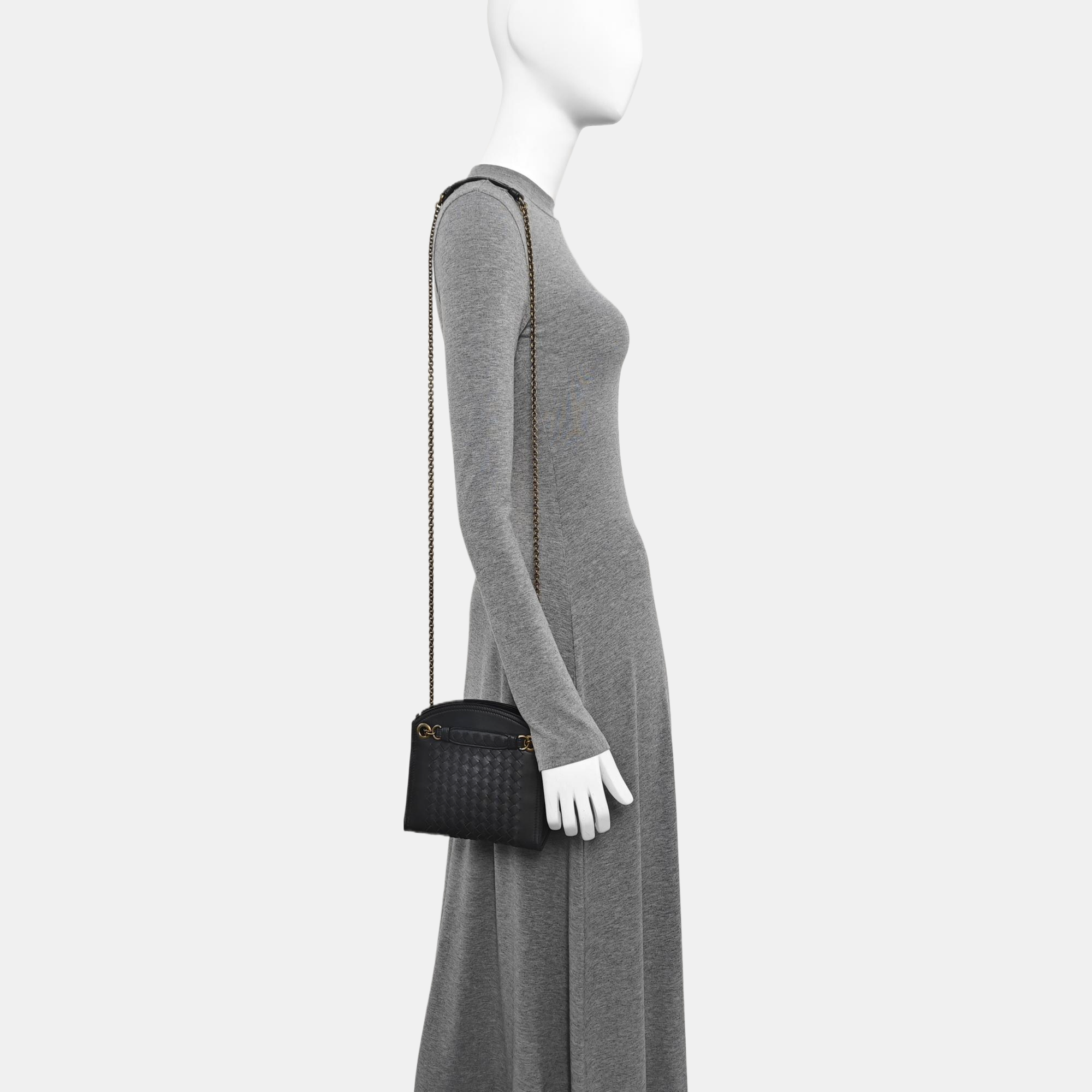 Lambskin Tote Bag Black