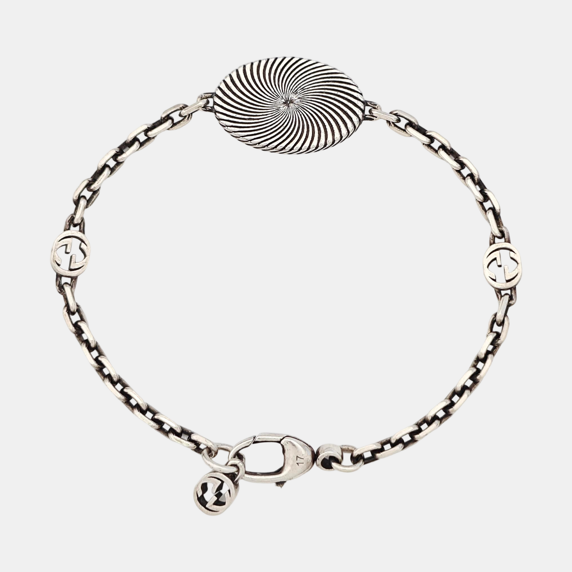 GG Running 925 Sterling Silver Bracelet