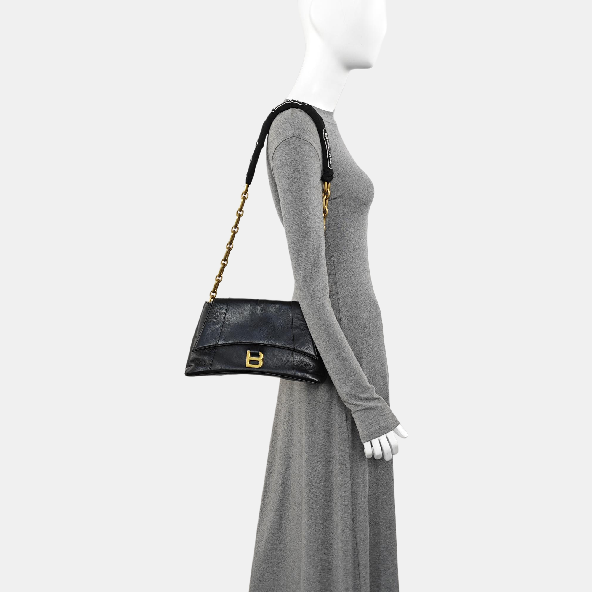 Downtown Small Calfskin Black
