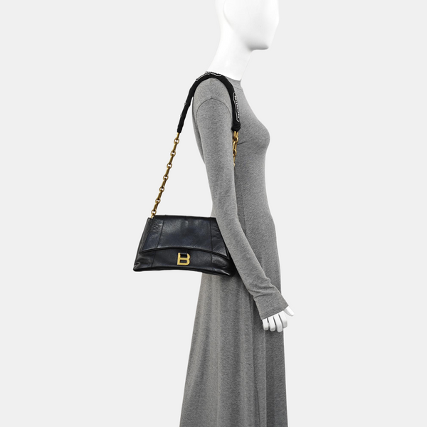 Downtown Small Calfskin Black