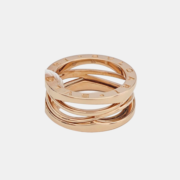 B.ZERO1 18k Rose Gold Ring EU 55