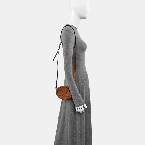 TRIOMPHE Small Calfskin Brown