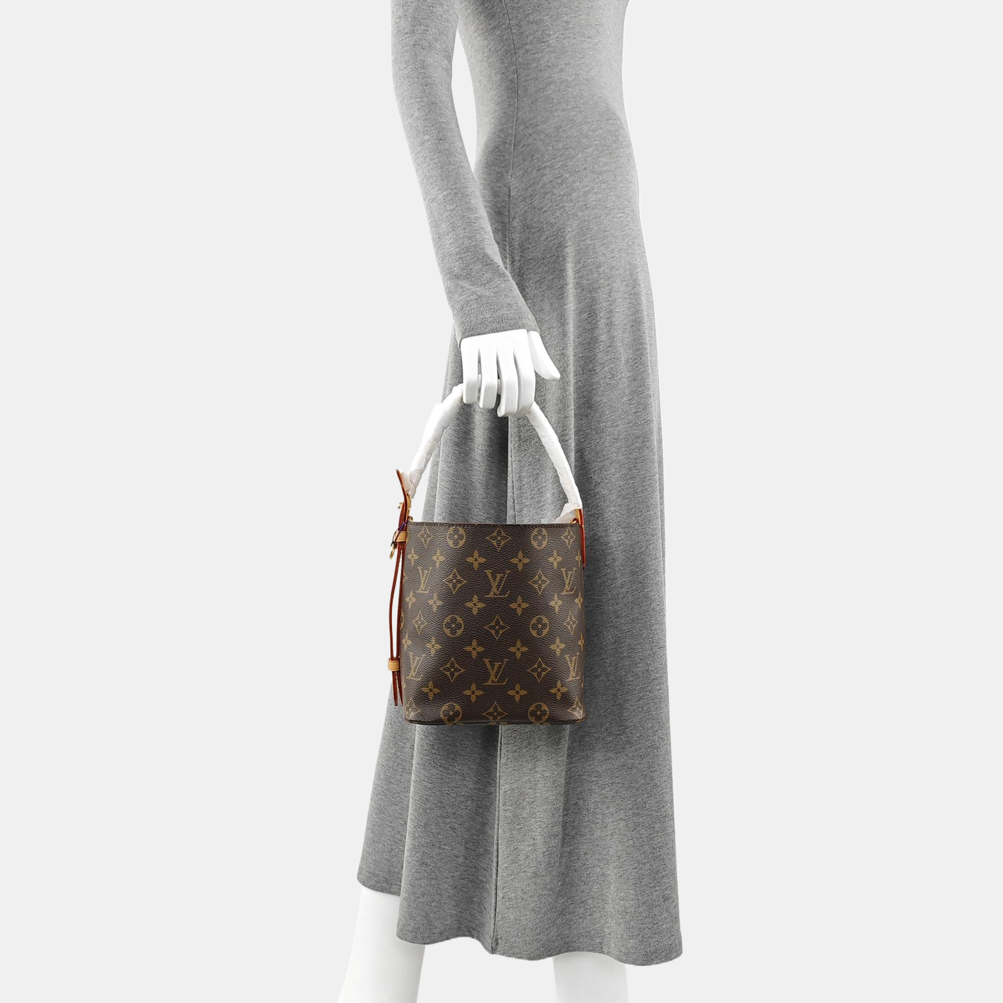 ALL IN Monogram Coated Canvas Brown