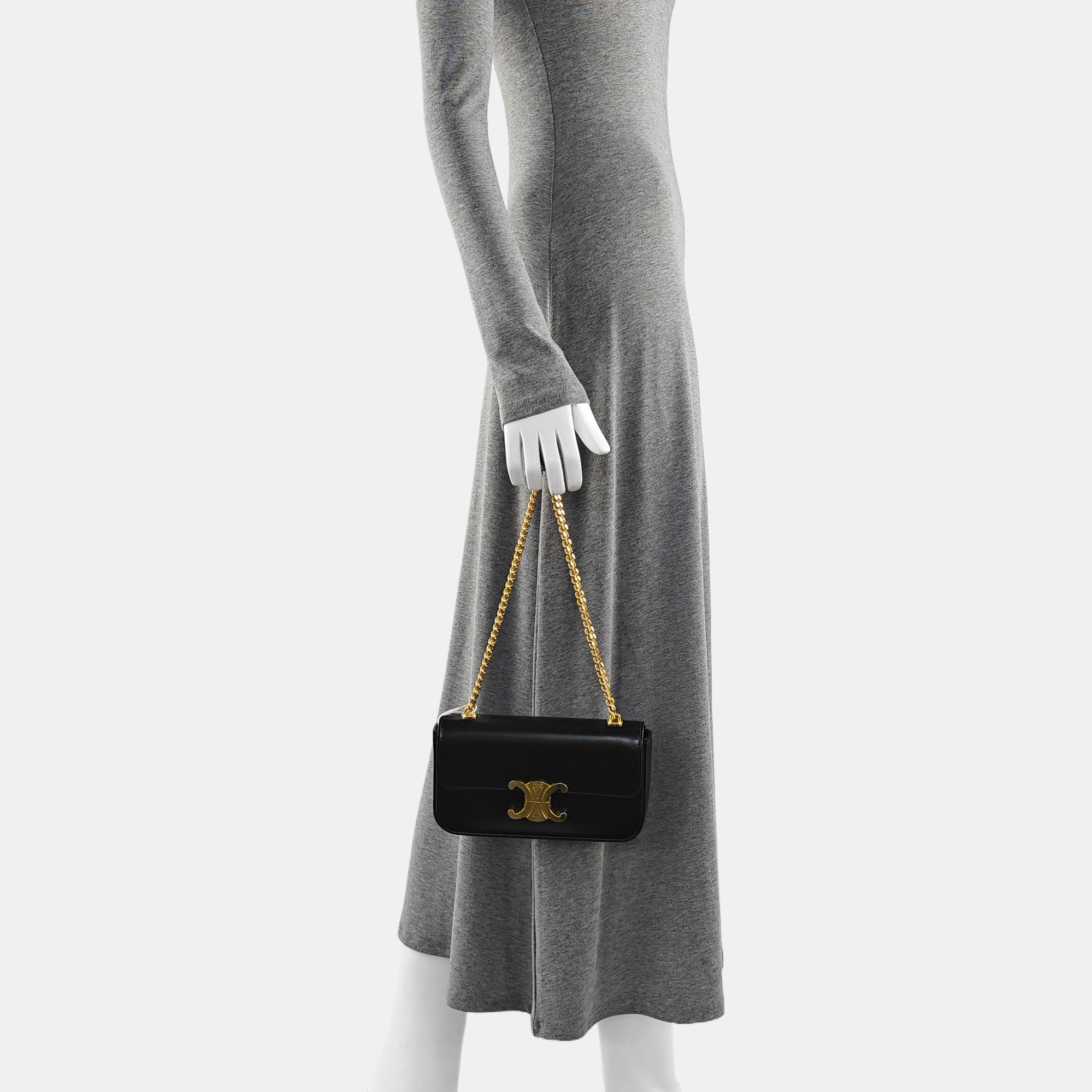CLAUDE Calfskin Black