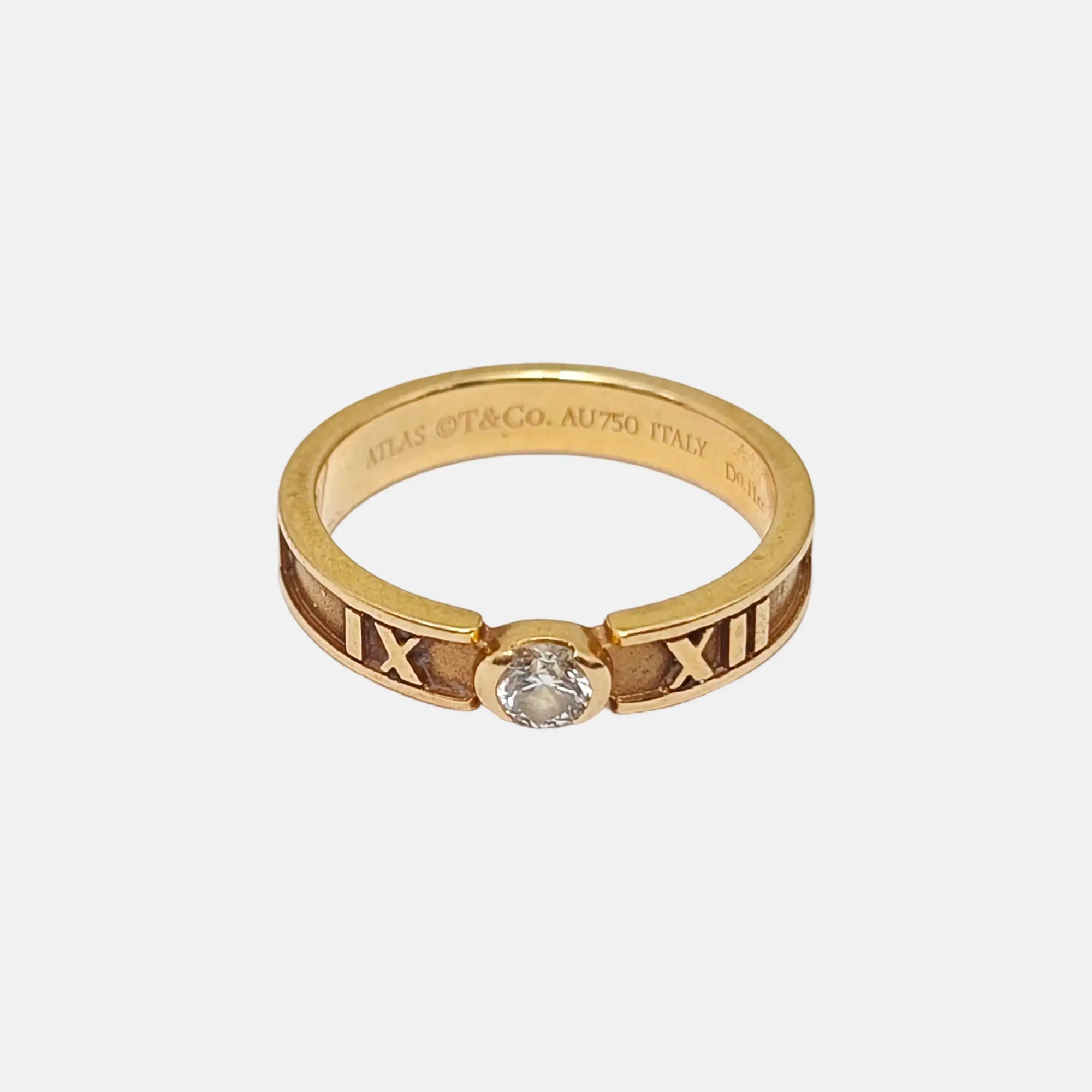 Atlas 18k Rose Gold Ring EU 46