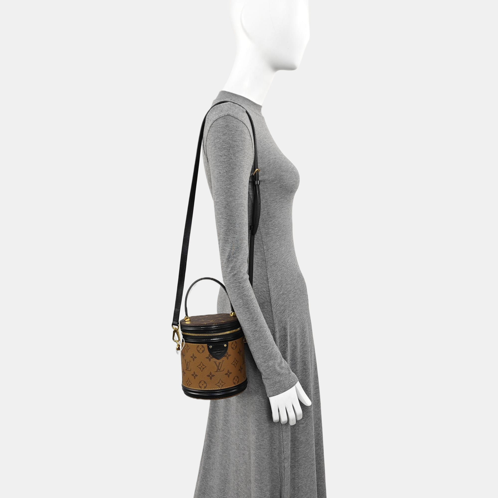 CANNES PM Monogram Coated Canvas Brown